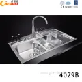 Multi-function Pressed Two Bowl Kitchen Sink